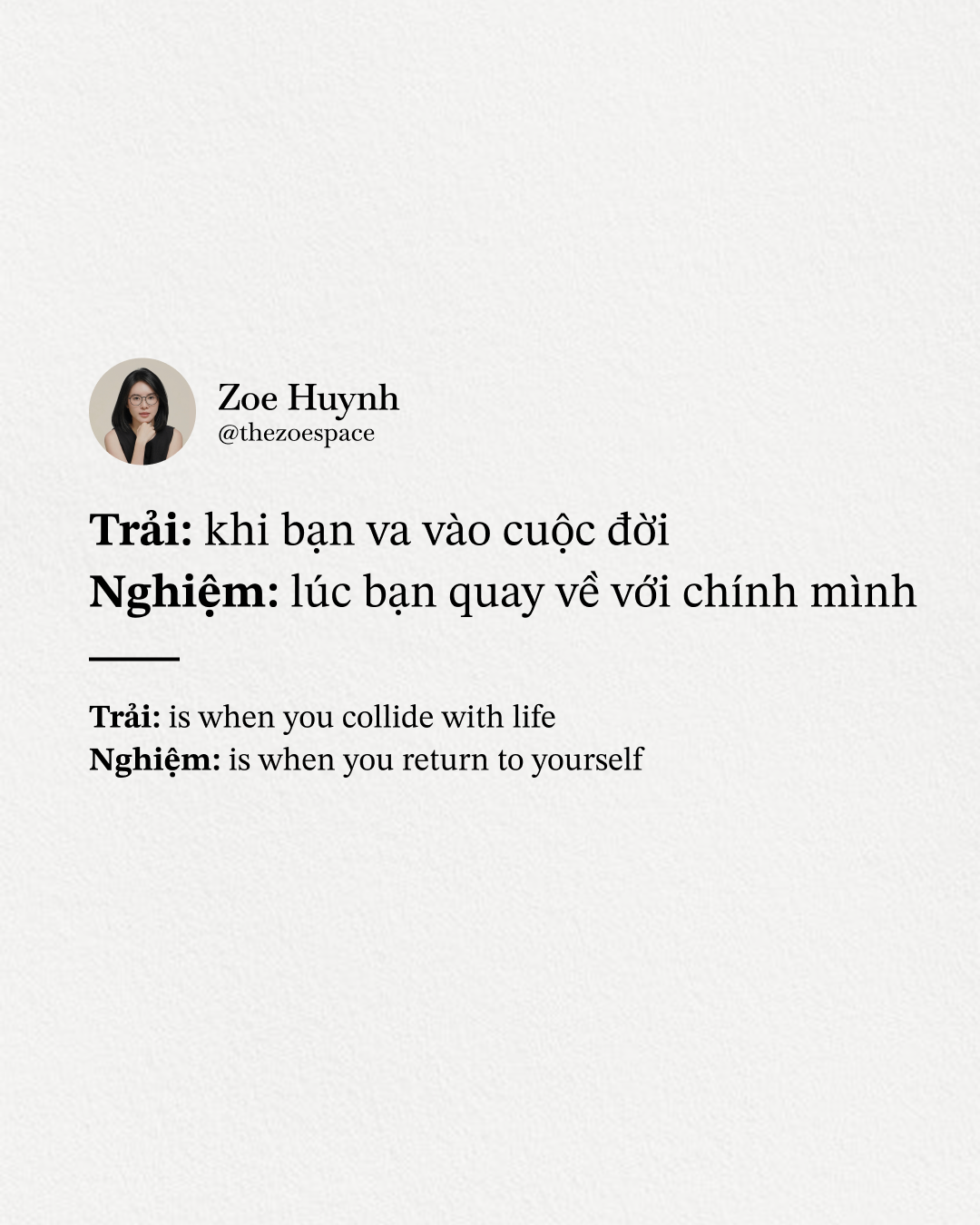 Trải nhiều ≠ Nghiệm sâu