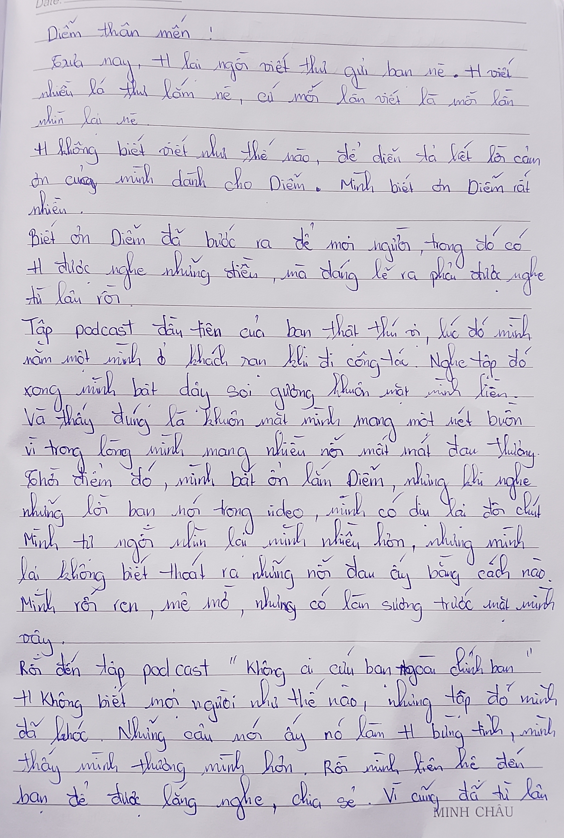 Thư tay 1